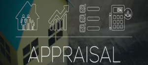 appraisal icons with home, graph, checklist and calculator Turner Appraisals Company Denver